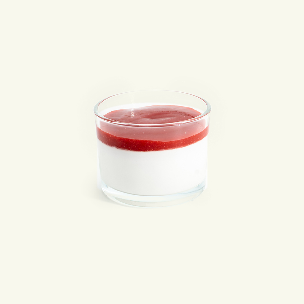 Yahourt sans lactose + fruits rouges