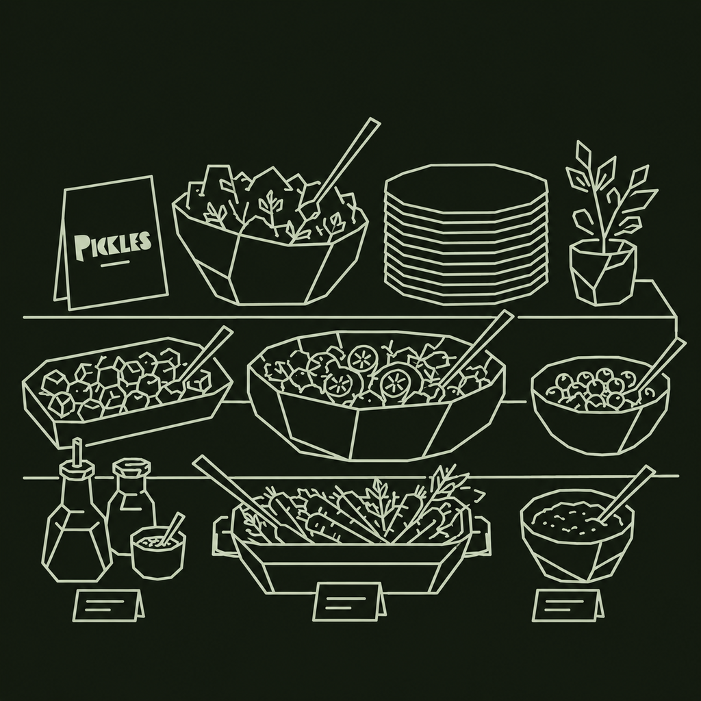 Koud buffet – land en zee