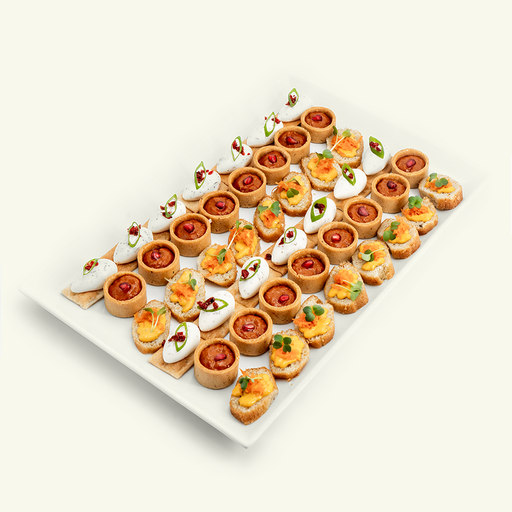 Plateau d'amuse-bouche froides végétariennes (48pcs)