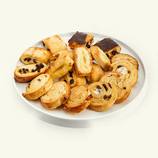 Plateau de mini viennoiseries vegan